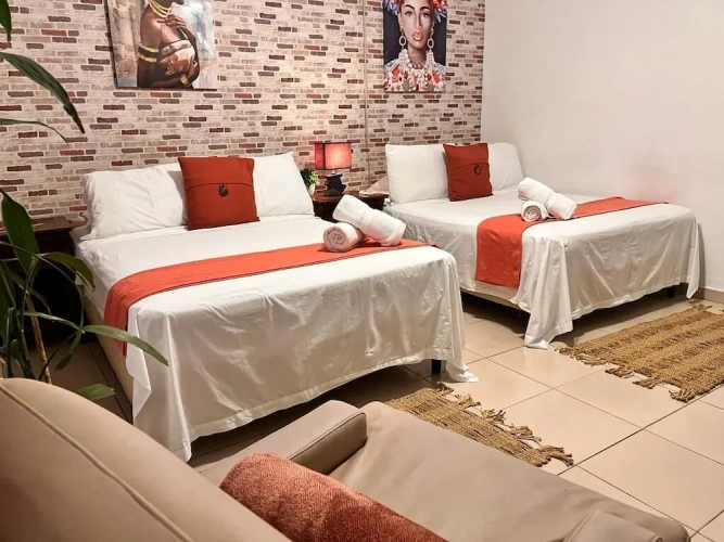 Standard Quadruple Family Basement room