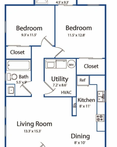 2 Bedrooms Cottage