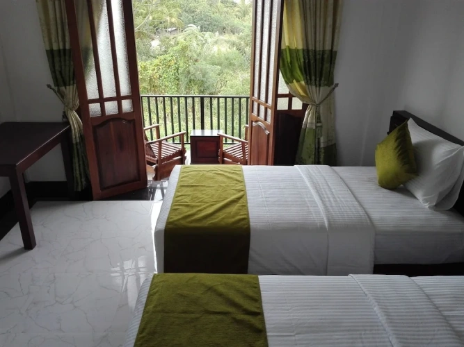 1 Bedroom Deluxe Triple room with garden view