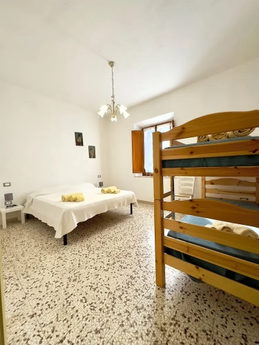 Family Apartment with balcony and with garden view
