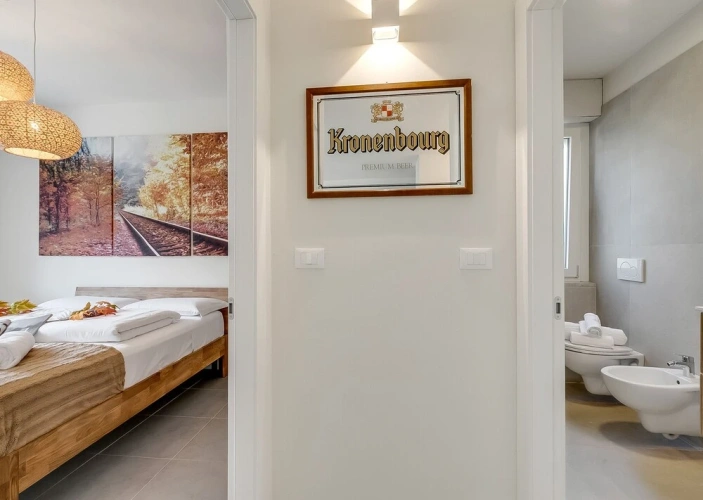 Family Apartment with balcony and with lake view