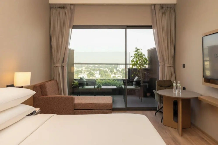 Double Studio with balcony and with city view