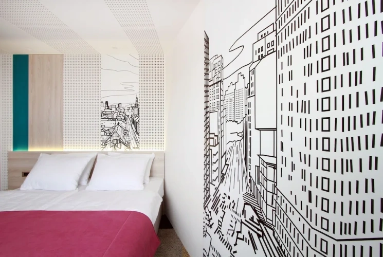 Standard Double room with city view