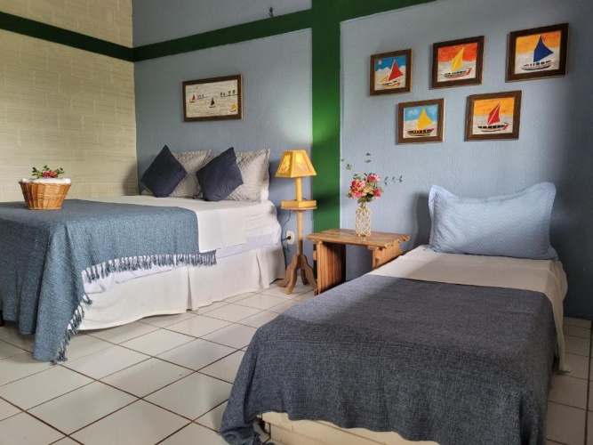 Standard Triple room with balcony and with view