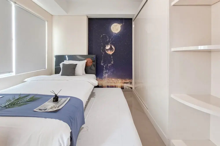Bright Studio Room Apartment At B Residence