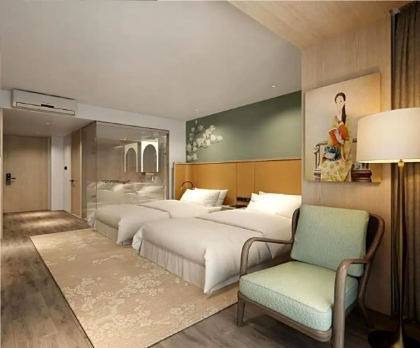 Deluxe Twin room with city view