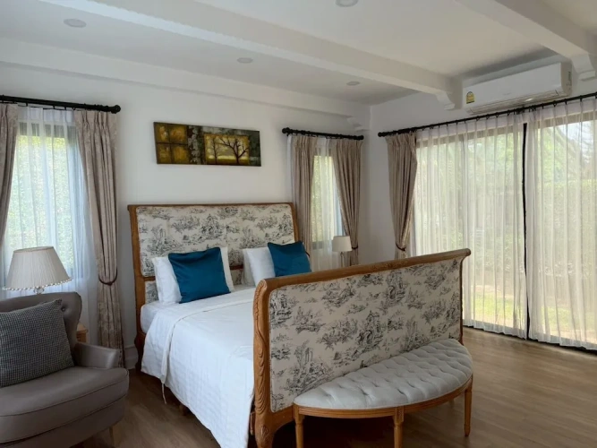 2 Bedrooms Villa with balcony and with pool view