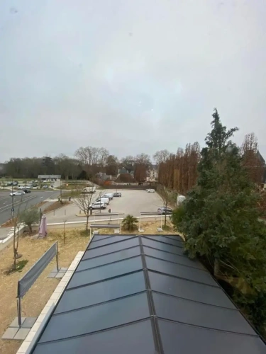 Outside