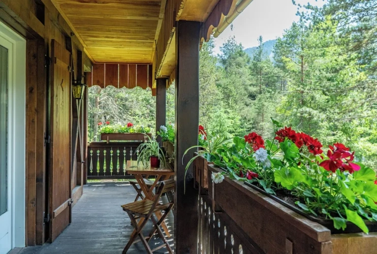Classic Double room with balcony and with mountain view