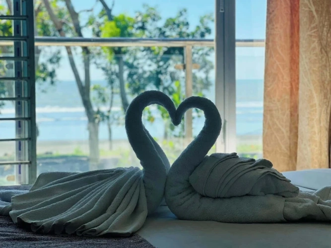 Deluxe Double room with balcony and with sea view