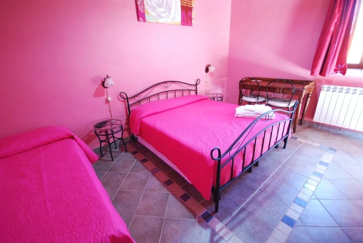 1 Bedroom Standard Triple room with balcony and with garden view