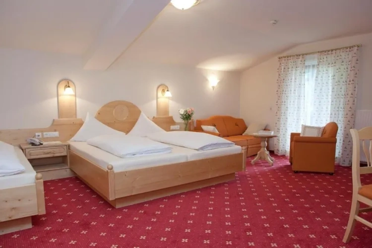Superior Triple room with balcony and with mountain view