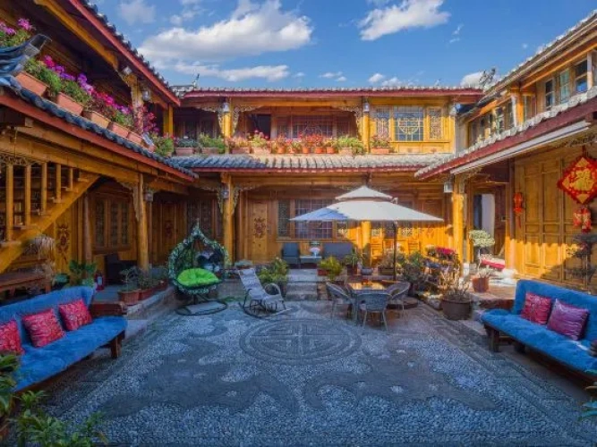 Outside