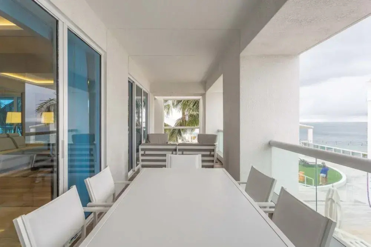 Charming Beachfront Condo With Large Balcony