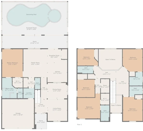 6 Bedrooms Cottage