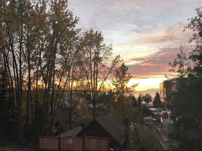 Outside