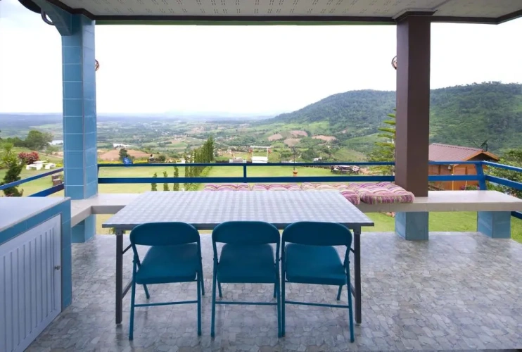 Standard Family room with mountain view