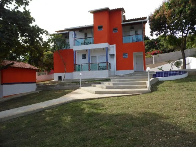 Chalet with balcony and with view