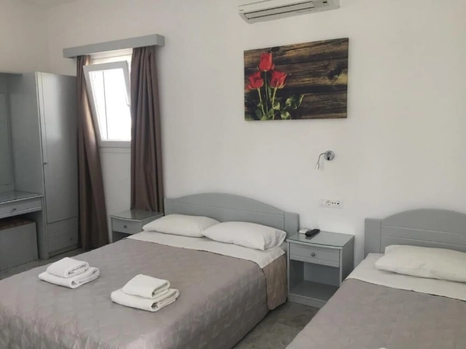 Standard Triple room with balcony and with garden view