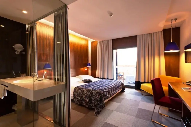 Standard Double room with balcony and with partial sea view