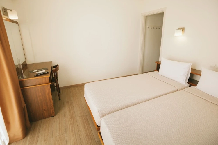 Standard Twin room with balcony and with city view