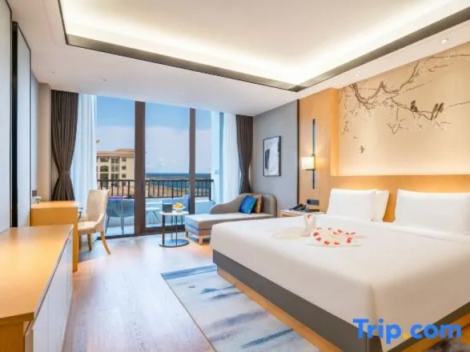 Deluxe Double room with balcony and with sea view