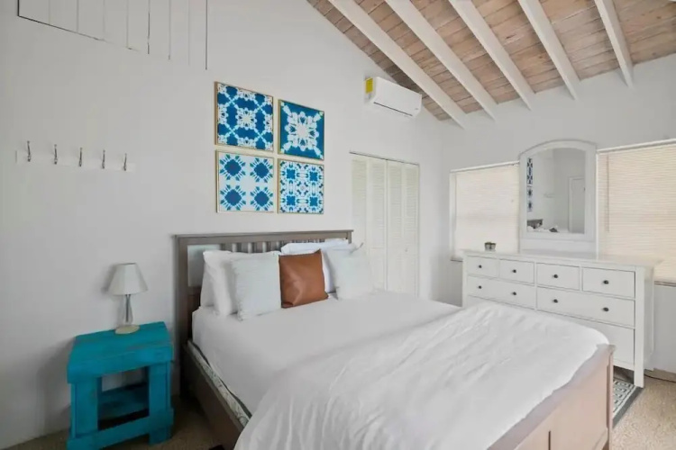 Beachfront White Palm Villa - Tar Bay