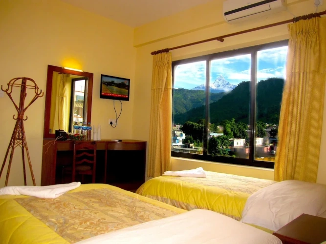 Deluxe Double room with balcony and with mountain view