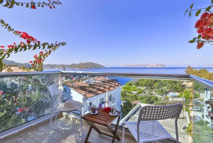 Standard Double room with balcony and with sea view
