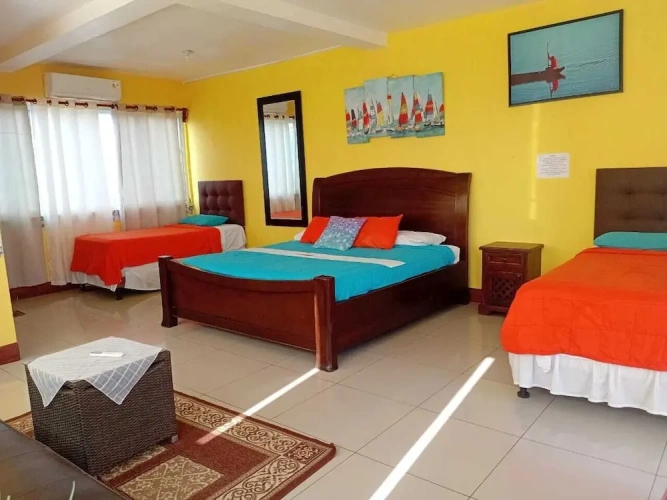 Luxury Double room with balcony and beachfront
