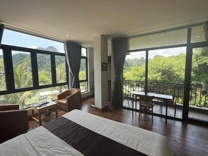 Standard Double room with balcony and with garden view