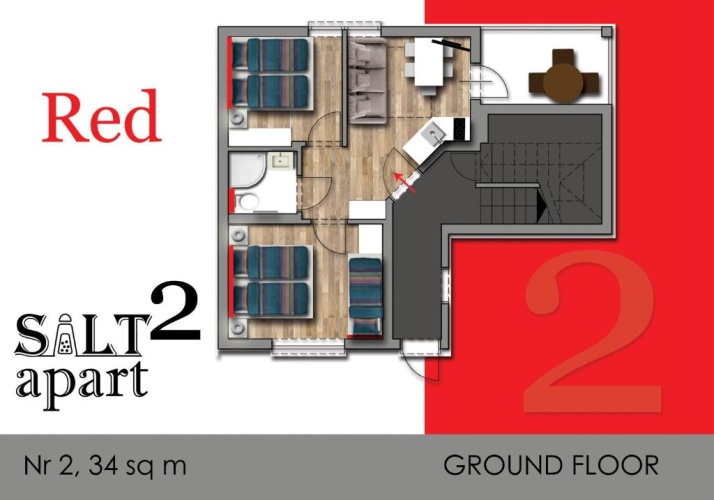 2 Bedrooms Apartment