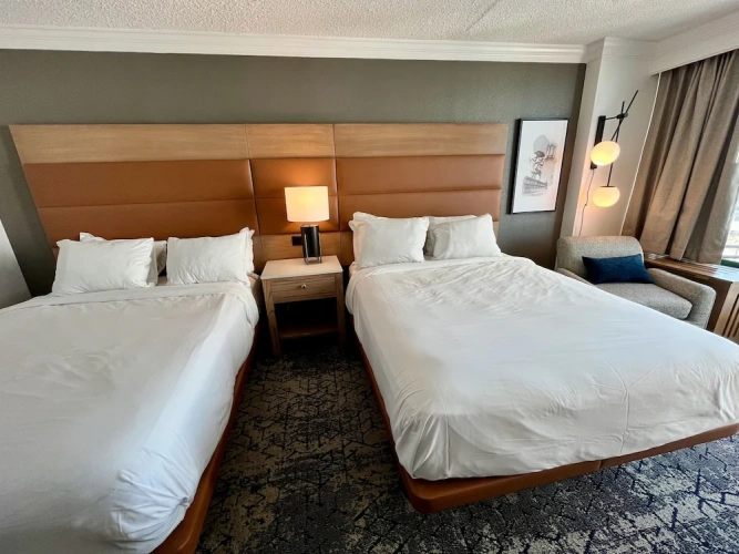 Standard Quadruple room with balcony and with view