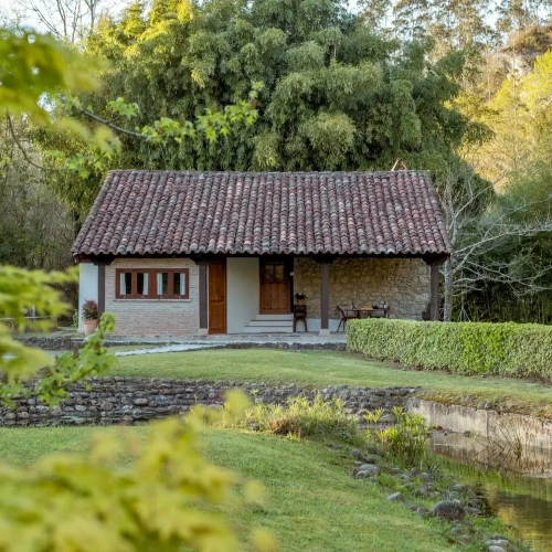Cottage with garden view