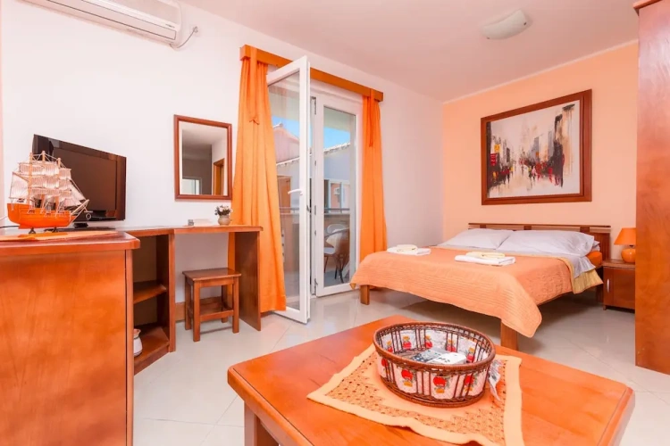 Studio with balcony