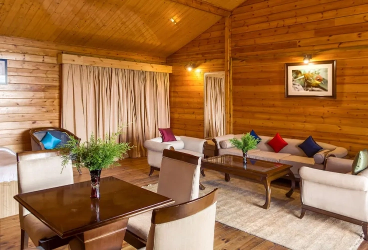 Cottage with balcony