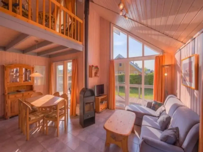 Cottage with balcony