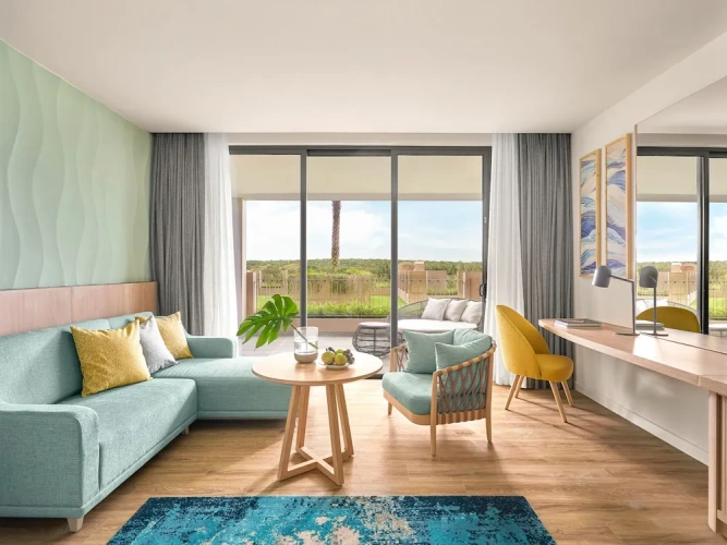 Standard Double room with balcony and with land view