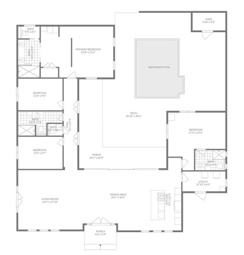 4 Bedrooms Cottage