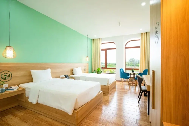 1 Bedroom Deluxe Twin room with garden view