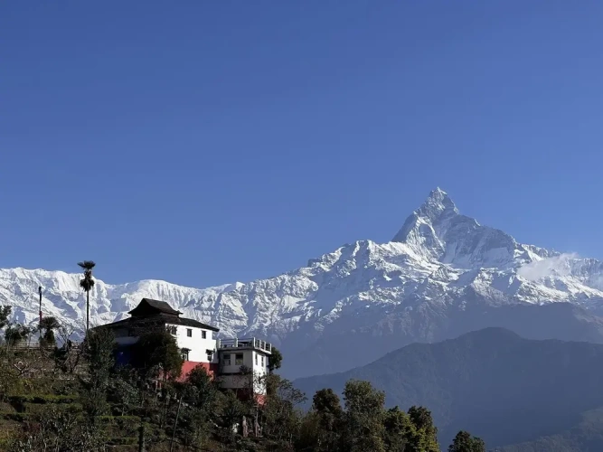 Superior Twin room with balcony and with mountain view