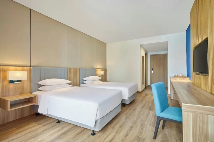 Deluxe Twin room with city view