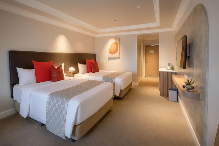 Premier Double room with balcony and with pool view