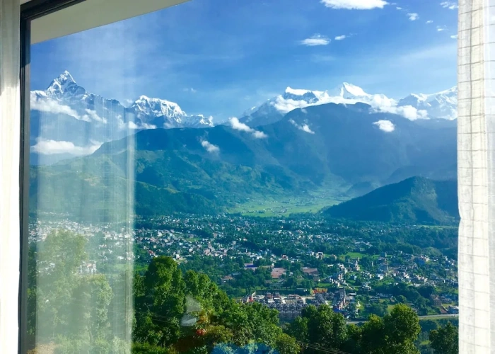 Deluxe Double room with balcony and with mountain view
