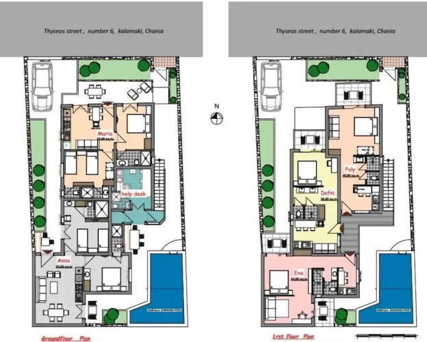 1 Bedroom Family Apartment with partial sea view