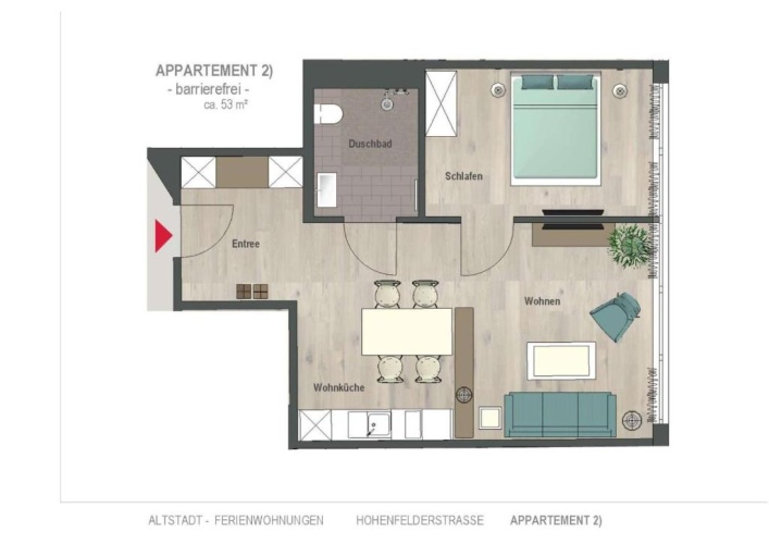 1 Bedroom Apartment