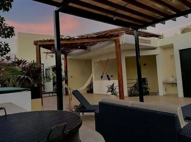 Private Room Roof Garden W/nice Pool BBQ