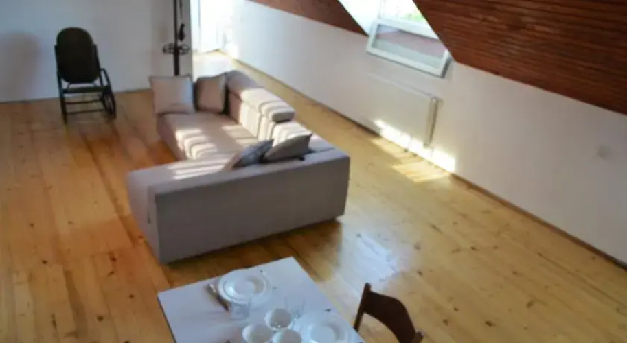 Studio in center with open terrace