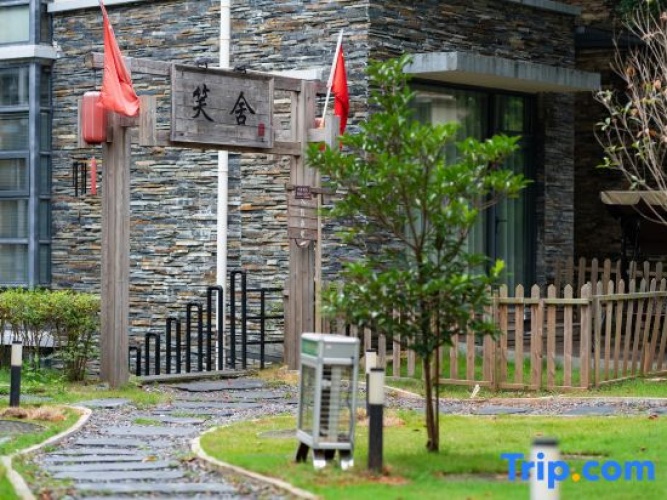 Outside