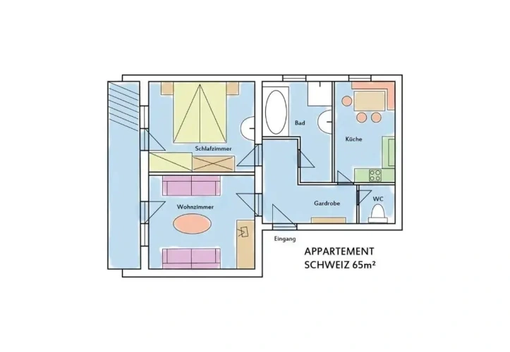 2 Bedrooms Comfort Apartment with balcony